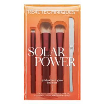 Real Techniques Solar Power Golden Hour Glow Base Set sada štetcov