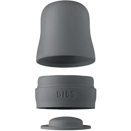 BIBS Baby Glass Bottle Cap skrutkovací uzáver na fľašu Iron 1 ks
