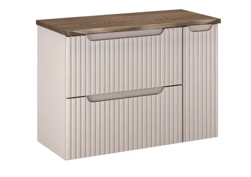 ArtCom Kúpeľňová skrinka s doskou NOVA Cashmere D80/1 | 80 cm