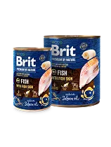 Brit Premium Dog by Nature  konz Fish & Fish Skin 400g