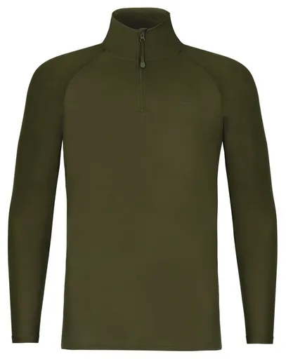 Korda tričko kool upf zip jersey dark olive - xl