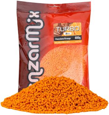 Benzar mix fluo turbo pelety 800 g 3 mm - čokoláda-pomaranč