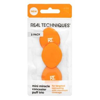 Real Techniques Mini Miracle Concealer Puff Trio hubka na make-up