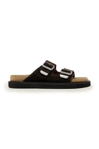 Semišové šľapky AllSaints Randal Sandal