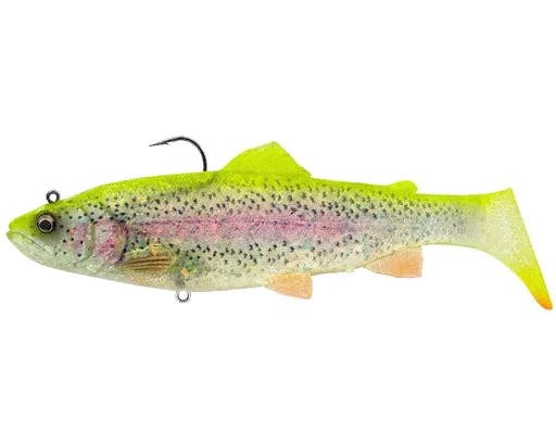 Savage gear gumová nástraha 3d trout shad clear lemon trout - 12,5 cm 35 g