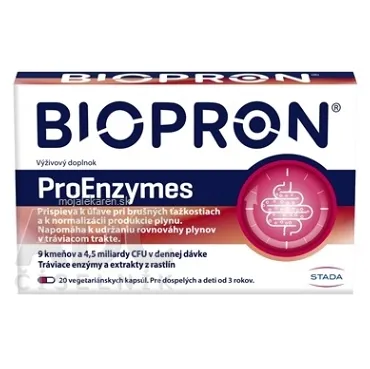 BIOPRON ProEnzymes 20 kapsúl