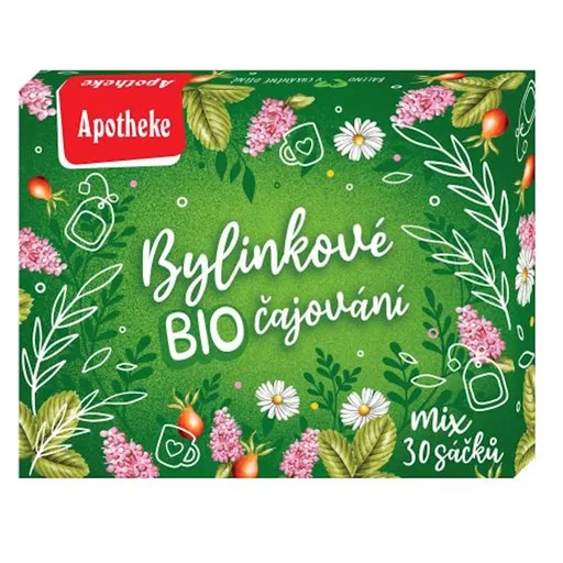 APOTHEKE Bylinkové čajovanie kolekcie čajov BIO 30 sáčkov