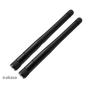 AKASA Všesmerová trojpásmová WiFi anténa, 2 ks v balení/A-ATN01-BK