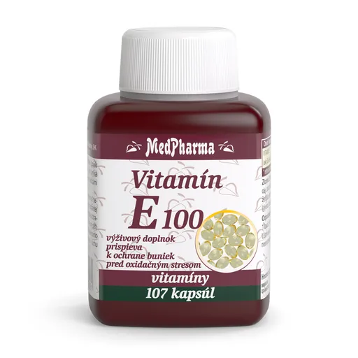 MedPharma VITAMÍN E 100 107 kapsúl