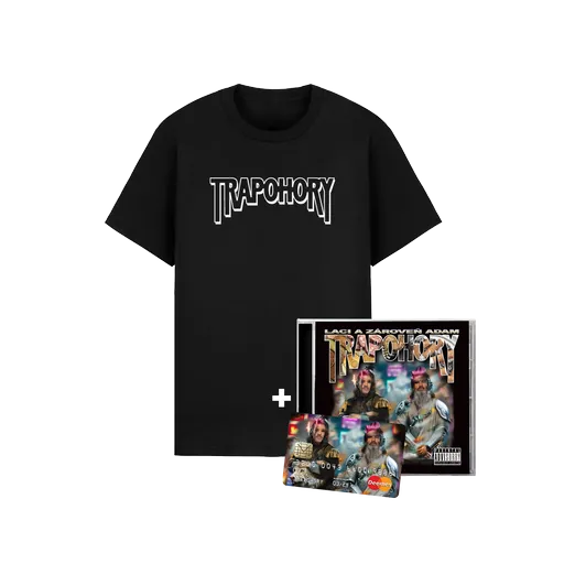 Dame, CD + karta + tričko Laci a zároveň Adam - Trapohory, Balík