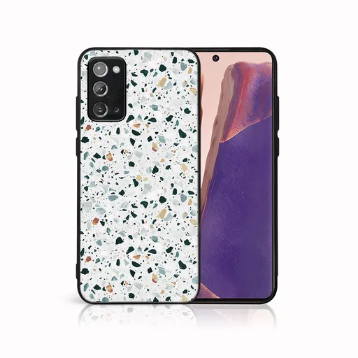 MY ART Ochranný obal pre Samsung Galaxy Note 20 GREY TERRAZZO (163)