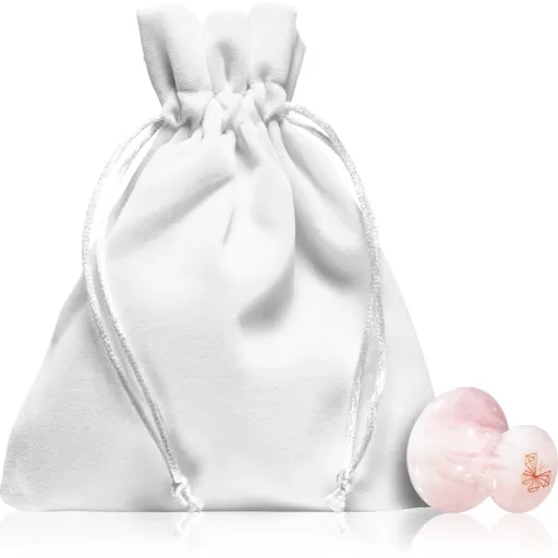 Crystallove Rose Quartz Mushroom masážna pomôcka na tvár 1 ks