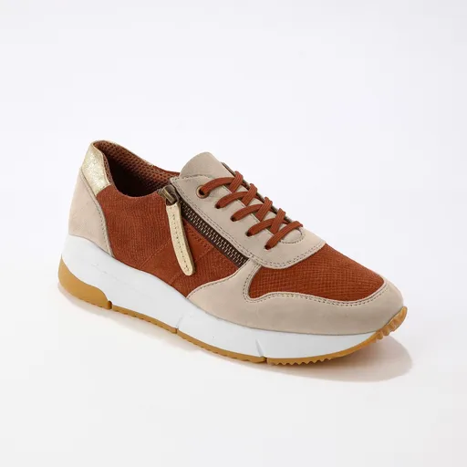 Športové tenisky so zipsami, tehlové