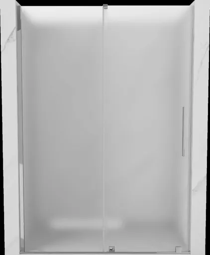 MEXEN/S - Velár posuvné sprchové dvere 130, dekor, chróm 871-130-000-31-01