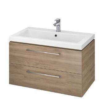 Kúpeľňová skrinka s umývadlom Cersanit LARA 79,4x46x44,7 cm orech mat S801-154-DSM