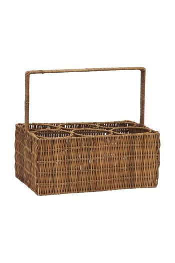 Madam Stoltz palacktartó 34 x 23 x 15 cm bézs