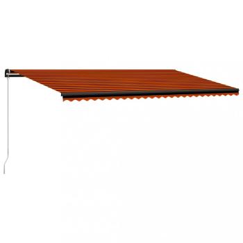 Ručne zaťahovacia markíza s LED svetlom 300x250 cm Dekorhome