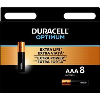 DURACELL Optimum alkalická batéria mikrotužková AAA 8 ks (42393)