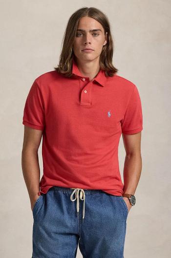 Bavlnené polo tričko Polo Ralph Lauren jednofarebné, 710536856