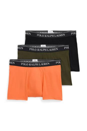 Boxerky Polo Ralph Lauren 3-pak pánske, oranžová farba, 714830299