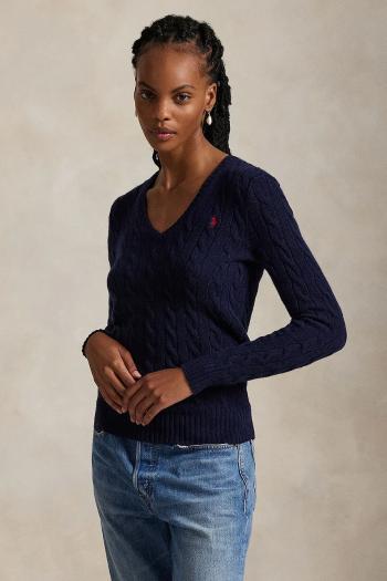 Sveter Polo Ralph Lauren tmavomodrá farba, 211971866