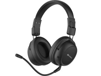 Sandberg Bluetooth headset ANC FlexMic, čierna