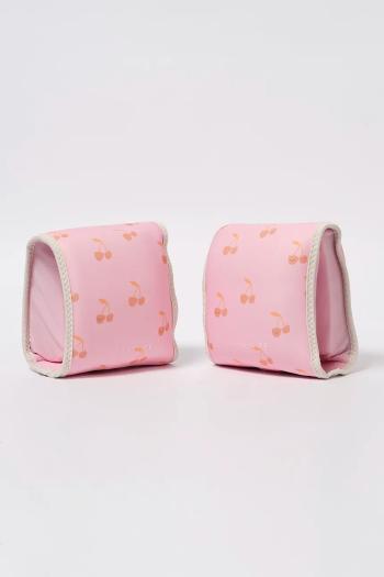Plavecké rukávniky pre deti SunnyLife Cotton Candy Cherry ružová farba