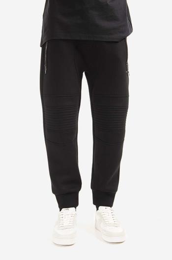 Tepláky Neil Barett Skinny Low Rise Swatpants BJP002BH.S505C.01-black, čierna farba, jednofarebné