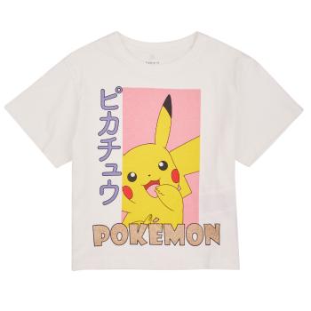 Name it  NKFNABINA POKEMON SS LOOSE TOP BFU  Tričká s krátkym rukávom Biela