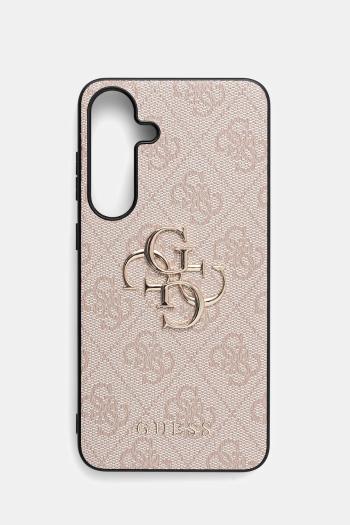 Puzdro na mobil Guess Samsung Galaxy S25+ ružová farba, GUHCS25M4GMGPI