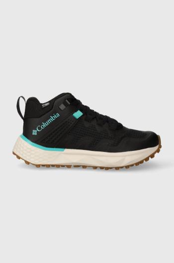 Topánky Columbia Outdry FACET 75 MID OD WMNS dámske, čierna farba, 2027201