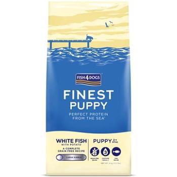 FISH4DOGS Granuly veľké pre šteniatka Finest biela ryba so zemiakmi 6 kg, 2m+ (5056008807801)