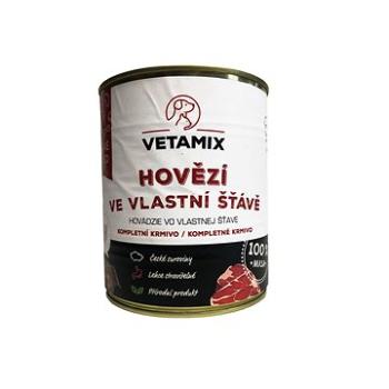 Vetamix Hovädzie vo vlastnej šťave 6× 800 g (9850517022757)
