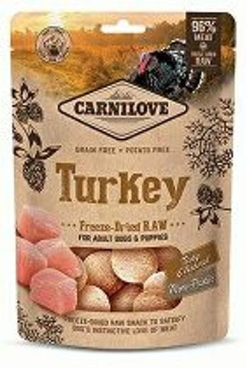 Carnilove Raw Freeze-Dried Snacks morčacie mäso 60g + Množstevná zľava 5 + 1 ZADARMO