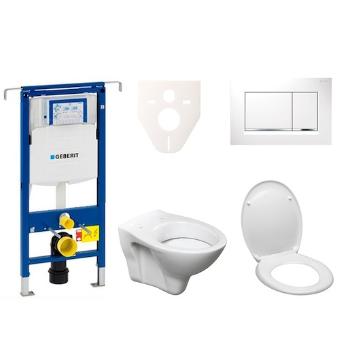 Cenovo zvýhodnený závesný WC set Geberit do ľahkých stien / predstenová montáž + WC S-Line S-line Pro 111.355.00.5ND5