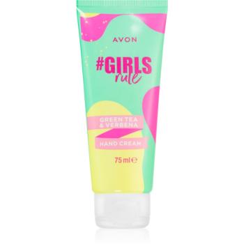 Avon #GirlsRule Green Tea & Verbena hydratačný krém na ruky 75 ml