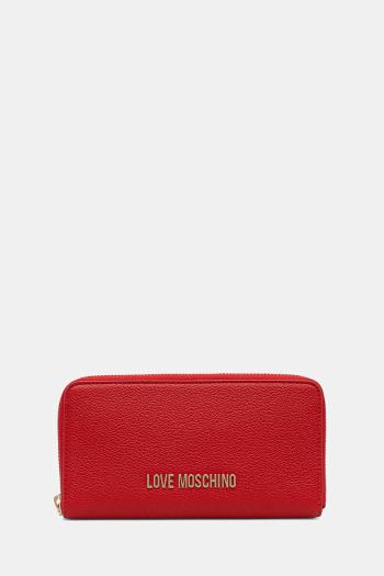 Peňaženka Love Moschino dámska, červená farba, JC5700PP1NLD0500