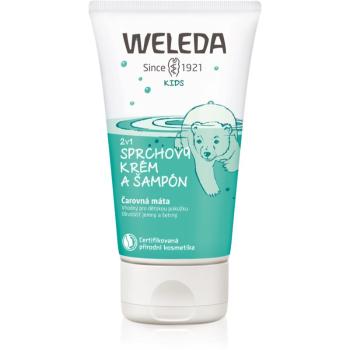 Weleda Kids Magic Mint tusoló krém és sampon gyermekeknek 2 az 1-ben 150 ml