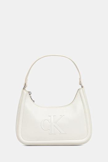 Kabelka Calvin Klein biela farba, LV04F3230G