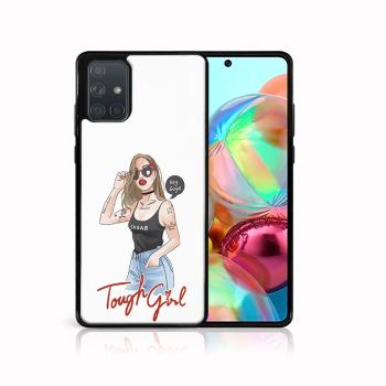 MY ART Ochranný obal Samsung Galaxy A71 -TOUGH GIRL (131)