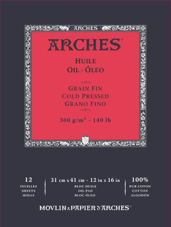 Arches Oil Cold Pressed Skicár 31 x 41 cm 300 g