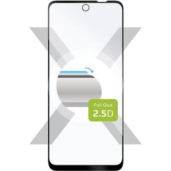 FIXED FullGlue-Cover na Motorola Moto E32s čierne (FIXGFA-967-BK)