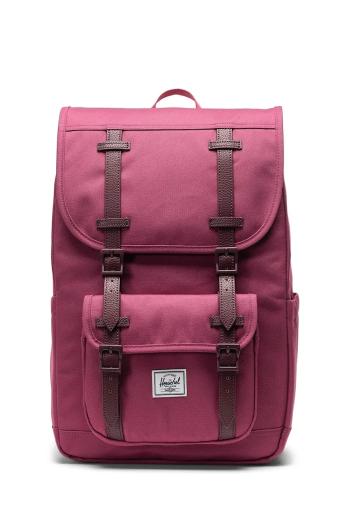 Ruksak Herschel Little America™ Mid 21 L ružová farba, veľký, jednofarebný, 11391-06793-OS