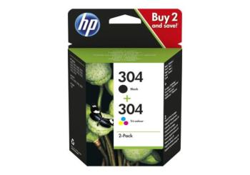 HP304 3JB05AE čierna/farebná (CMYK) originálna sada cartridge