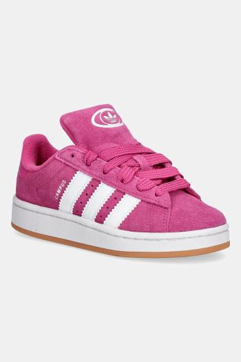 Detské tenisky adidas Originals CAMPUS 00s ružová farba, JS3850