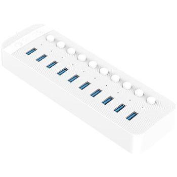 Orico USB-A Hub 10× USB 3.0 White (CT2U3-10AB-EU-WH-BP-CZ)