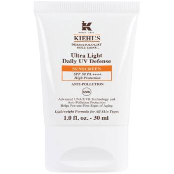 Kiehl's Ultra Light Daily UV Defense ultraľahký ochranný fluid pre všetky typy pleti vrátane citlivej SPF 50+ 30 ml