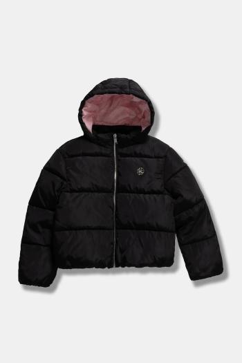 Detská bunda Guess čierna farba, J5RL05 WB240