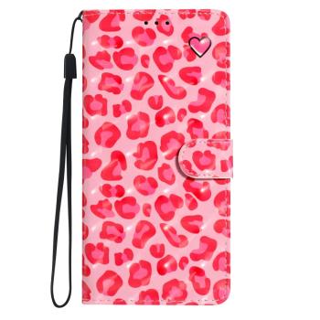 ART Peňaženkový kryt pre Motorola Edge 50 PINK LEOPARD