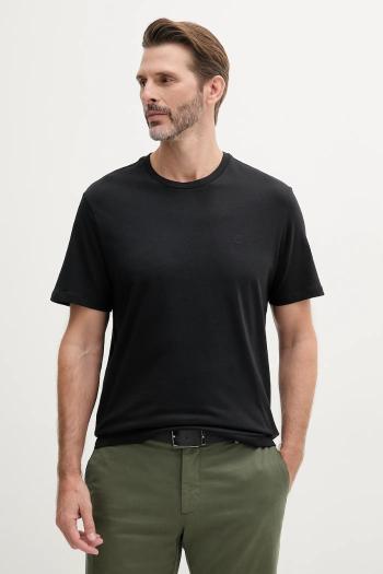 Bavlnené tričko Calvin Klein Jeans pánske, čierna farba, jednofarebné, LV040HM265